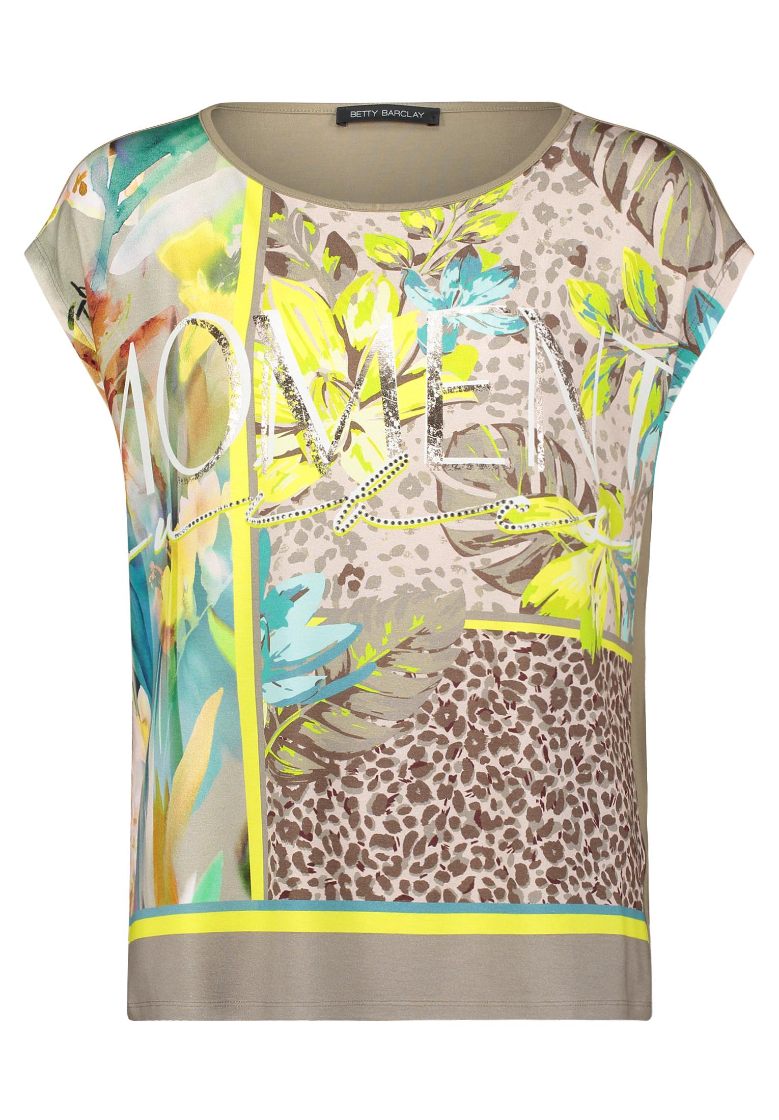 Casual-Shirt 44 Lässig - Beige/Yellow