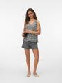 VMMENNY SL V-NECK TOP WVN BOO XS Normal geschnitten - Birch