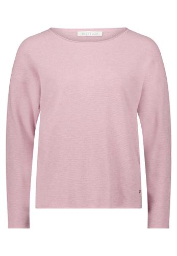 Strickpullover 38 Gerade - Rose Melange