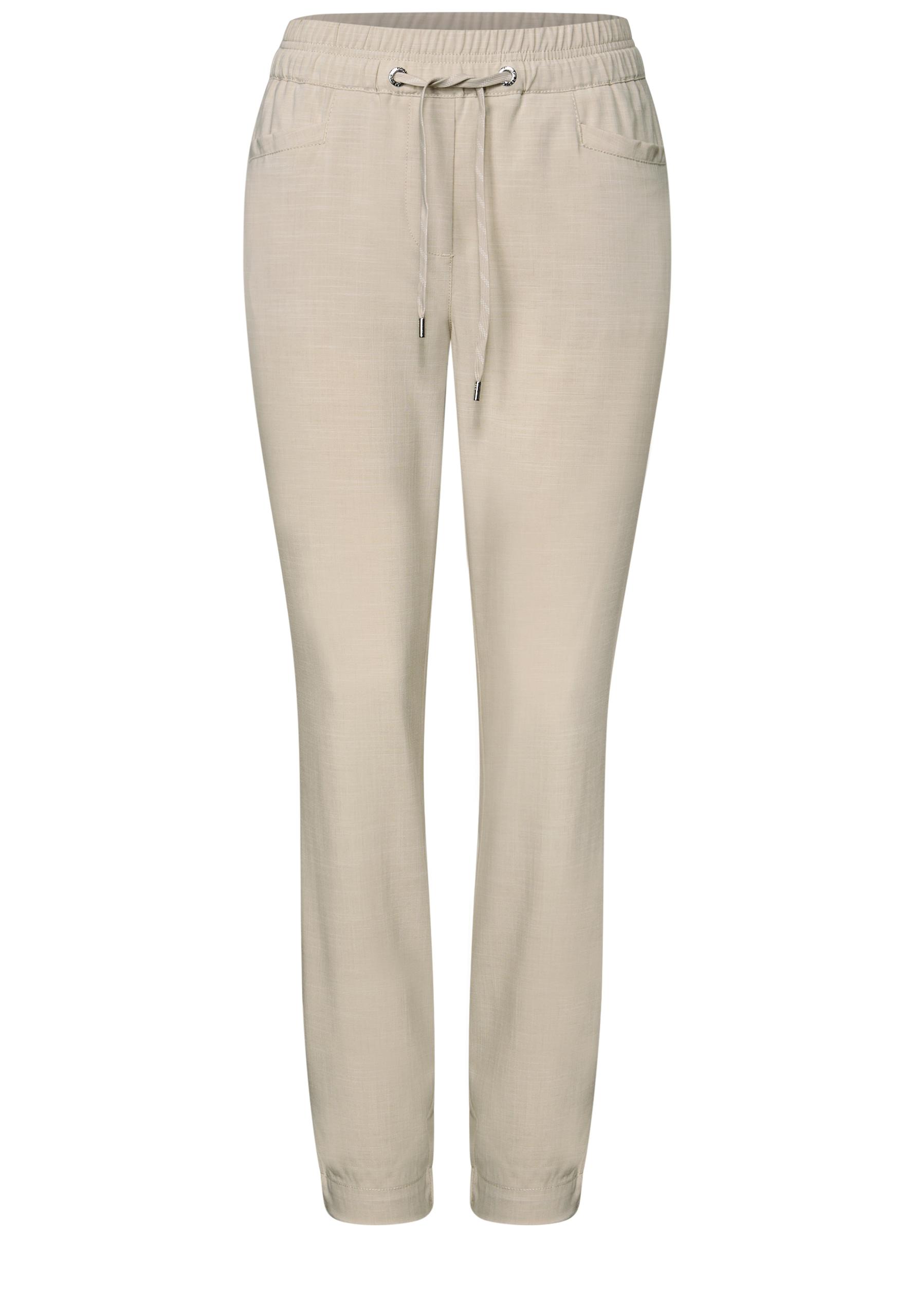Loose Fit Melange Hose M/28 - Boulder Beige