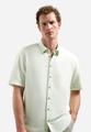 Shirt Short Sleeve With Linen XL Regular Fit - Seagreen