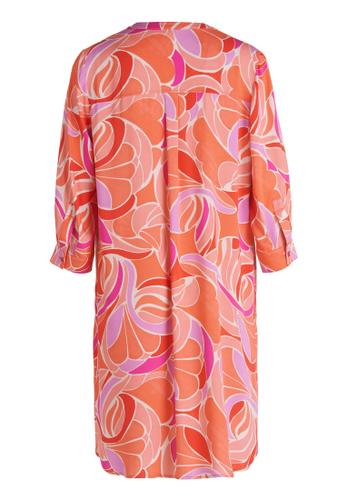 Blusenkleid 38 Lässig - Red/rosè