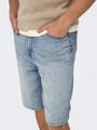 ONSCARL BALL LB 2958 TAI DNM SHORTS NOOS XXL Ballon Schnitt - Light Blue Denim