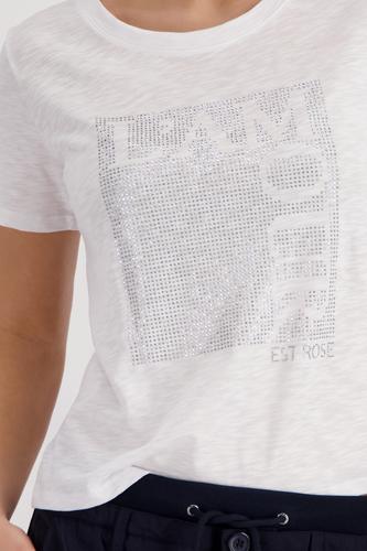 T-Shirt mit Strasssteinen
