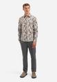 Shirt Allover Printed Fine Corduroy XL Regular Fit - Taupe