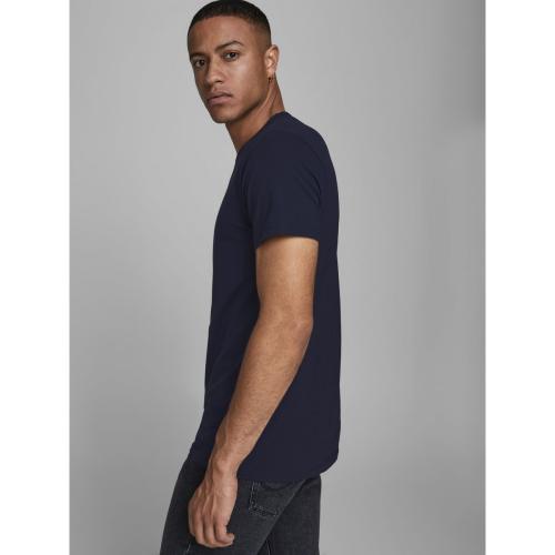 JJEBASIC O-NECK TEE S/S NOOS S Stretch - Navy Blue