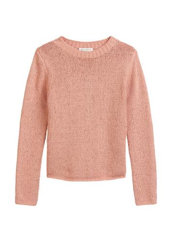 Strickpullover slim Rot L