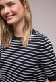 Kurzarm Pullover mit Streifenmuster 44 - Shadowed Navy