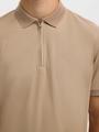 SLHFAVE ZIP SS POLO NOOS