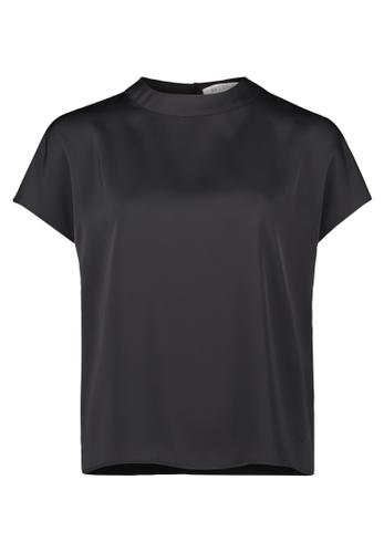 Satin-Bluse