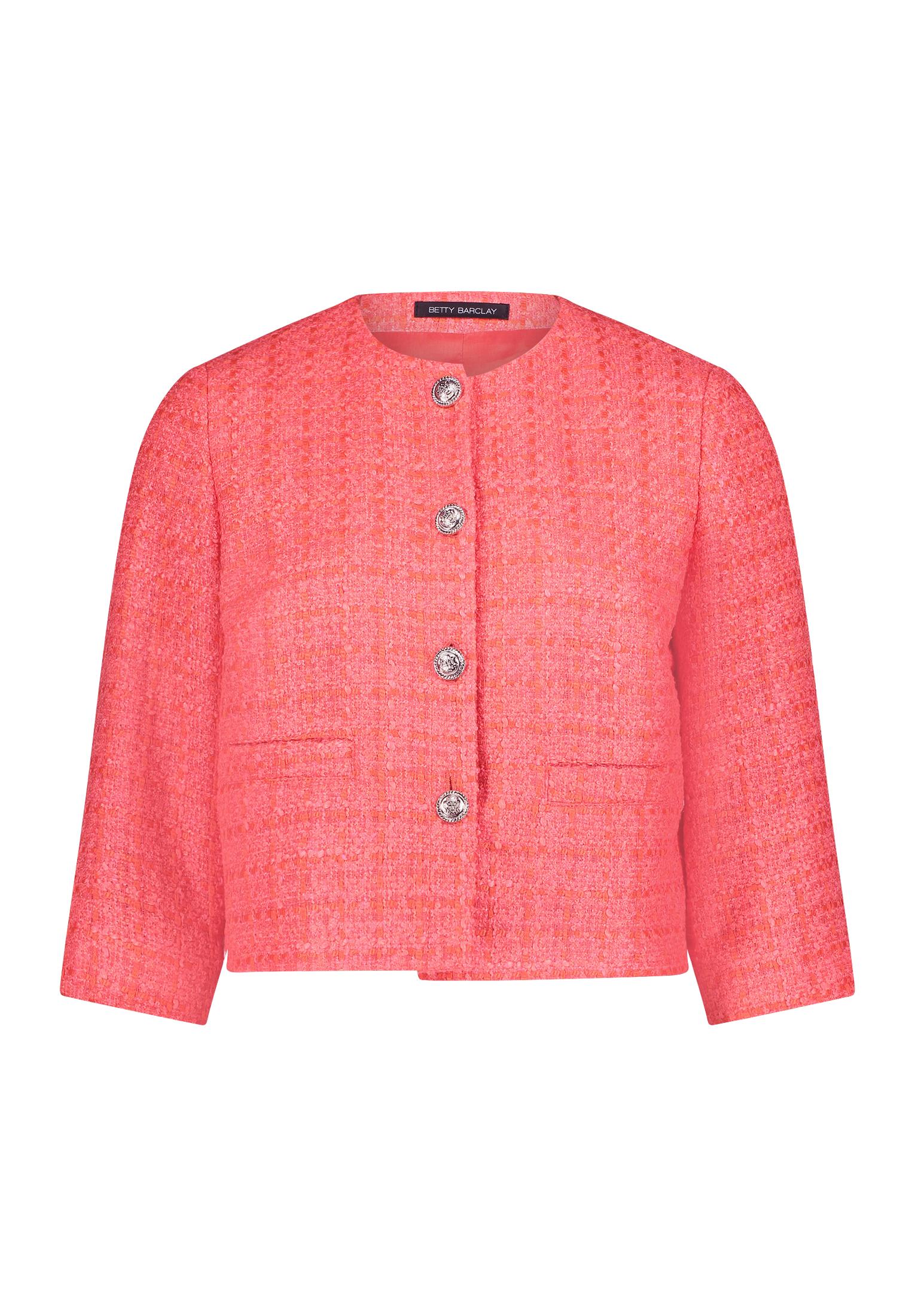 Blazer-Jacke 40 Gerade - Hot Coral