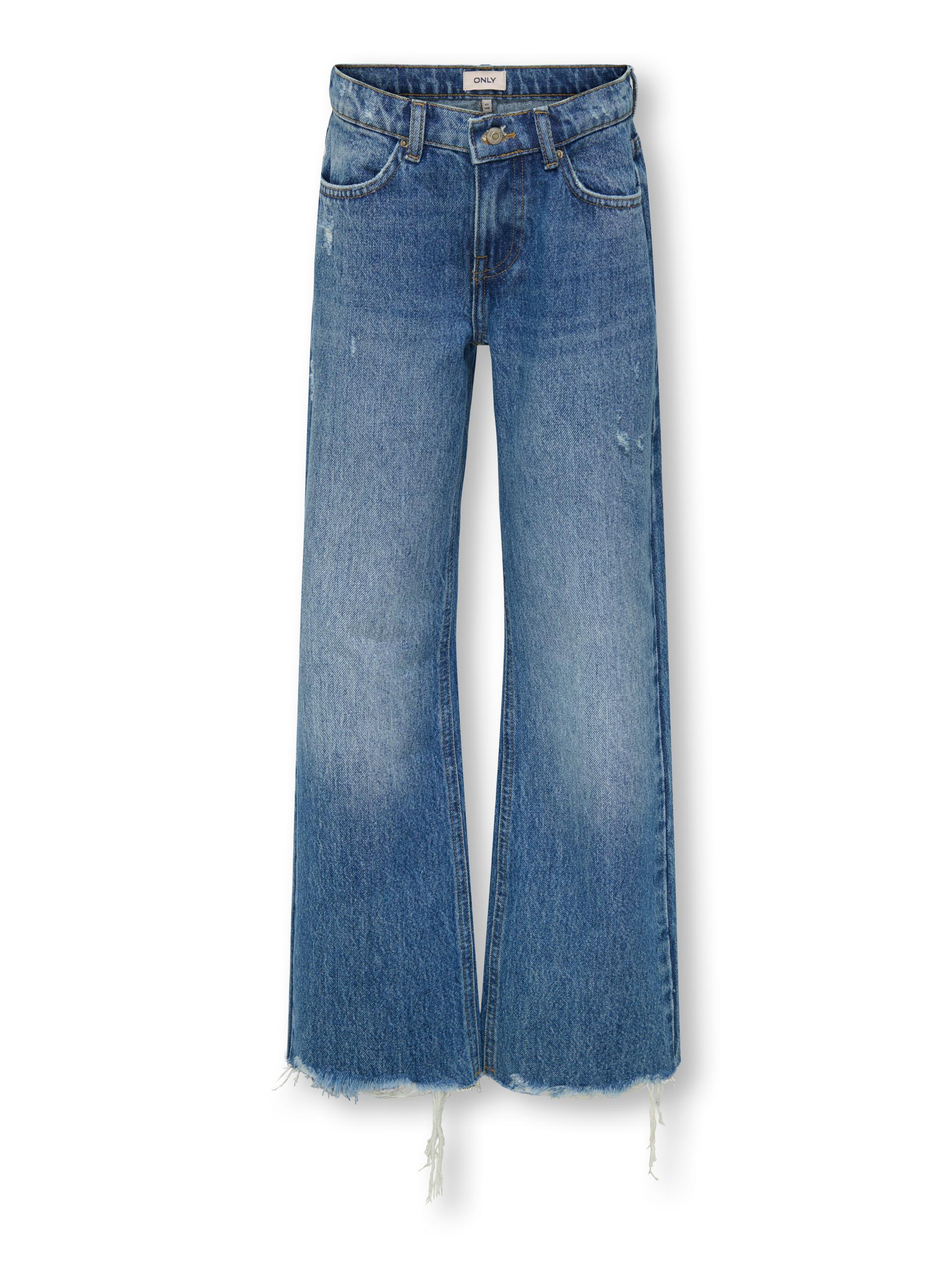 KOGJUICY WIDE DES DNM JEANS AZG760 146 Weiter Beinschnitt - Medium Blue Denim