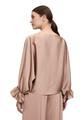 Satin-Bluse 40 Loose Fit - Macchiato