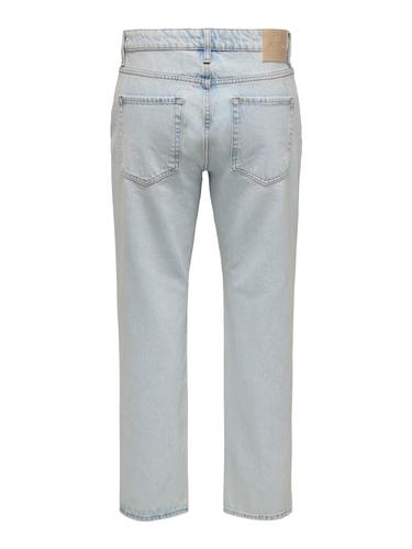 ONSEDGE STRAIGHT LB 9393 DOT DNM NOOS 33/32 Gerade geschnitten - Light Blue Bleached Denim