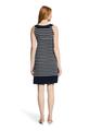 Sommerkleid 40 Leicht tailliert - Dunkelblau/Weiß