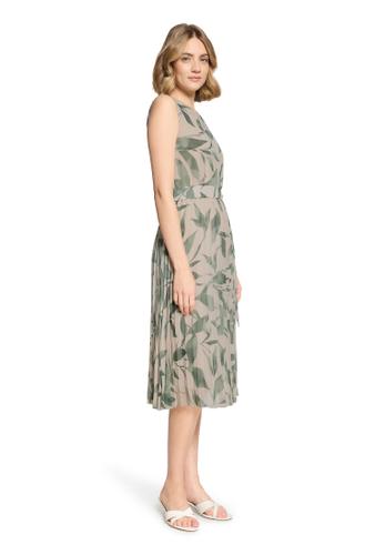 Chiffonkleid 44 Figurumspielend - Nature/Green