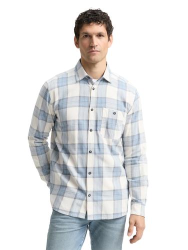 Comfort Fit Hemd mit Karomuster XXL Comfort Fit - White Light Blue Check