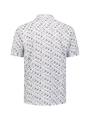 Shirt Short Sleeve Jersey Allover Printed XL Regular Fit - Blue