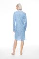 Nachthemd langarm Blau 38