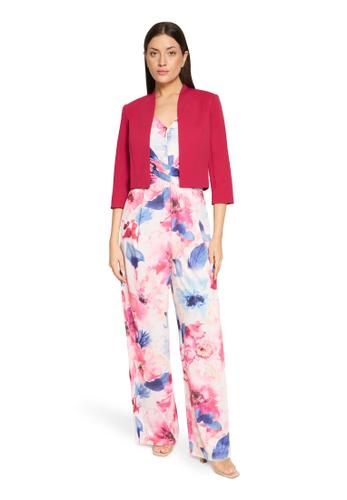 Blazer-Jacke 40 Gerade - Dark Raspberry