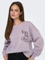ONLBEST L/S PRINT CREW NECK SWT S Normal geschnitten - Nirvana