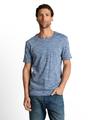 T-Shirt in Melange-Optik XL Regular Fit - Blue Multicolor Inject