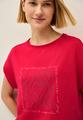 Shirt mit Glitzer-Print S - Glazed Apple Red