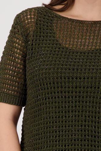 Strickpullover mir Ajour-Struktur