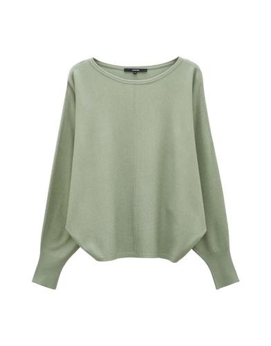 Strickpullover "Taliya Line" - Oliv / 40