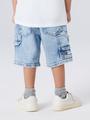 NMMBEN LOOSE DNM BERMUDA 8620-BC NOOS 116 Locker geschnitten - Light Blue Denim