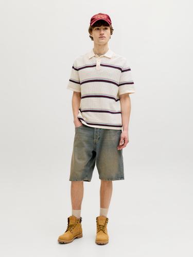 JORMAINE KNIT STRIPE POLO SN