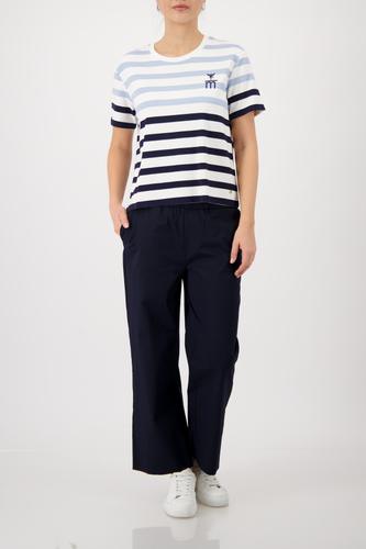 T-Shirt mit Streifen 46 - Marine Ringel
