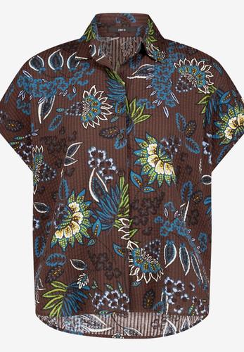 Bluse kurzarm mit Print