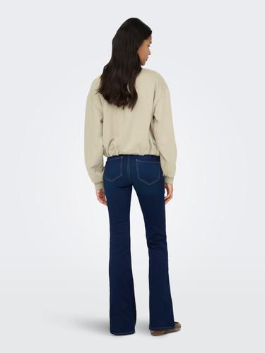 ONLMAVI LIFE LS FAUX SUEDE BOMBER CC PNT L - Pure Cashmere