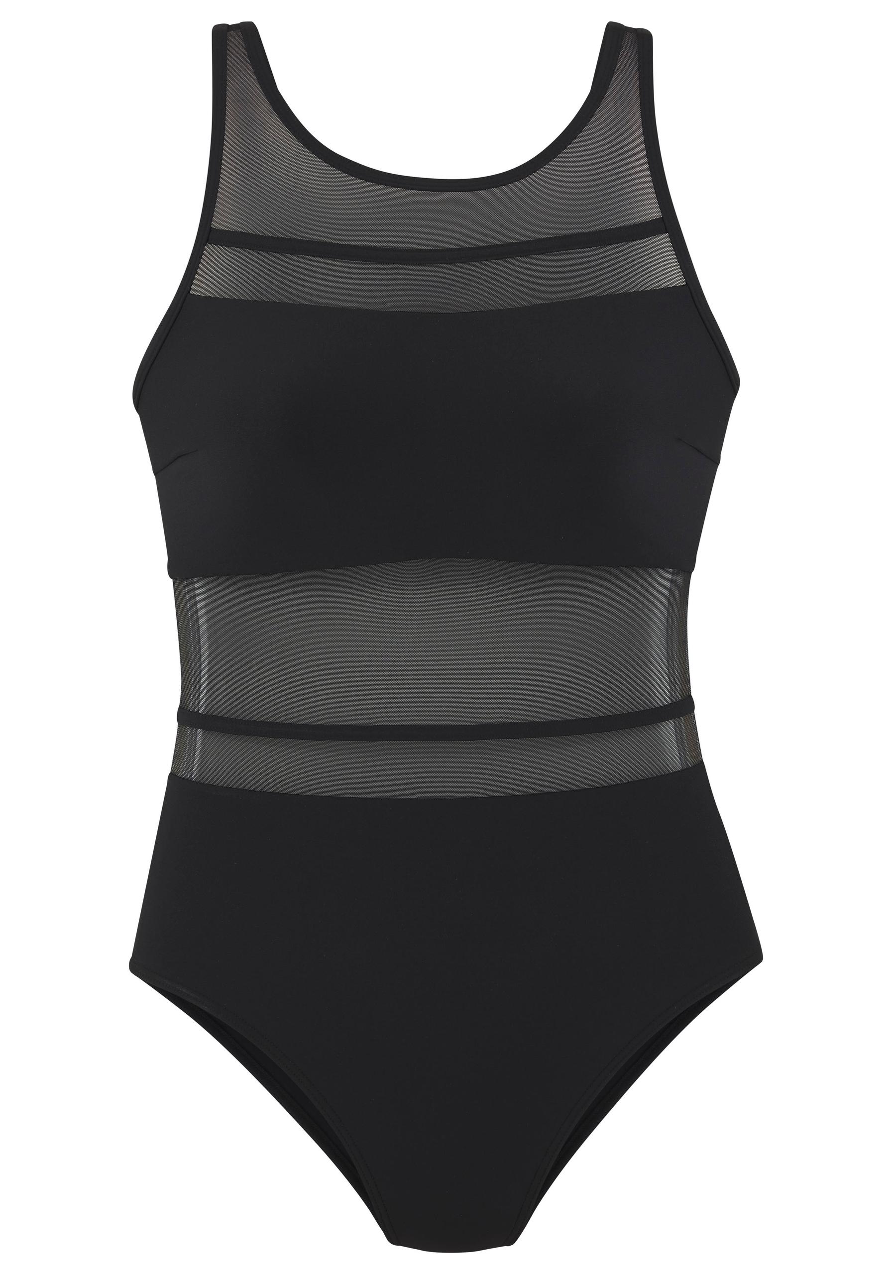 LASCANA Badeanzug mit Cup 42C/D - Black