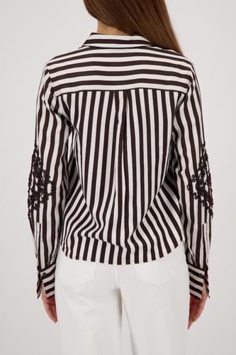 Bluse mit Kordelstickerei
