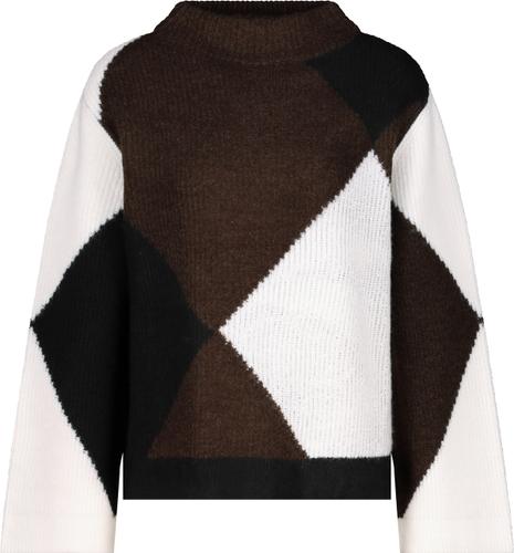 Strickpullover mit Rautenmuster 46 - Brownie