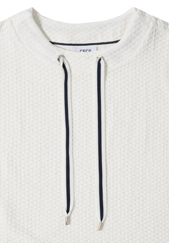 T-Shirt mit Rundhals mit Tunnelzug