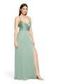 Abendkleid 38 Figurbetont - Foggy Green