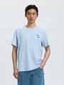 SLHASPEN EMB SS O-NECK TEE