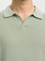 SLHMATTIS SS LINEN BLEND STRUC POLO NOOS