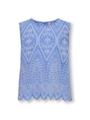 KOGTULUM EMB SL TOP WVN 158 Normal geschnitten - Blue Bonnet