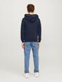 JJELOGO SWT ZIP HOOD 2COL 24/25 NOOS MNI 116 Normal geschnitten - Navy Blazer