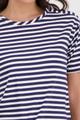 T-Shirt mit Streifen 40 - Marine Ringel