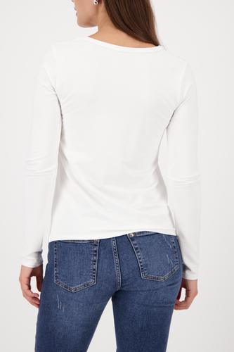 Langarmshirt mit Print 44 - Off-white