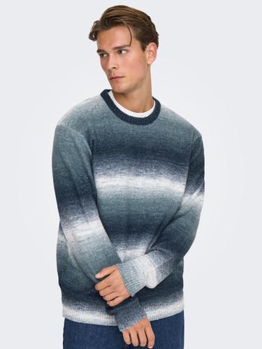 ONSBERTIL REG LS CREW KNIT