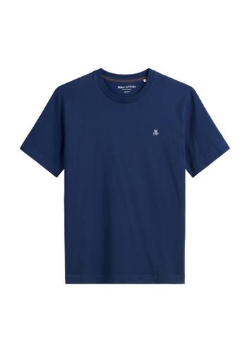 T-Shirt regular Blau L