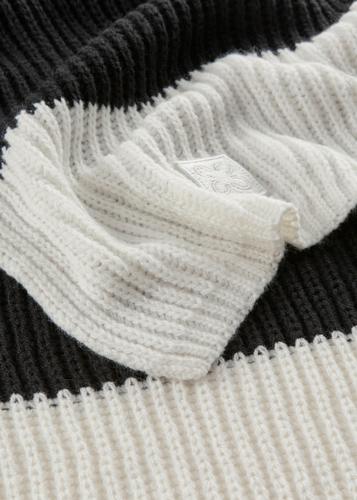 Strickschal - Schwarz / 28/190CM