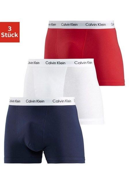 Calvin Klein Boxer (3 Stück) mit Logoschriftzug am Bund