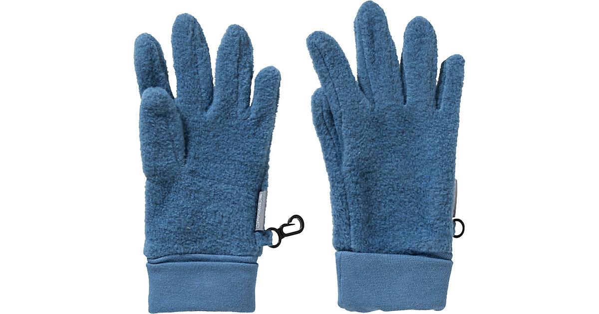 Kinder Fingerhandschuhe blau Gr. 7